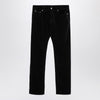 Saint Laurent Black corduroy slim trousers