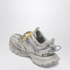 Balenciaga Track Trail Sneakers in yellow, purple, brown and black