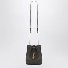  Saint Laurent Moss green leather bucket bag