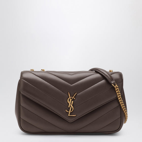 Saint Laurent Medium LouLou grey leather bag