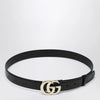 GUCCI GG Milano black leather belt