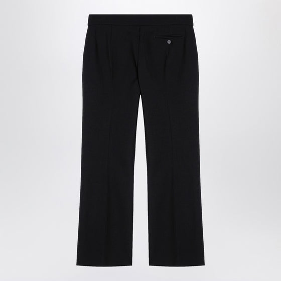 Alexander McQueen Black tailored trousers in wool