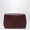 Saint Laurent Large LouLou Hot Wine Leather Bag