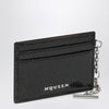 Alexander McQueen T-Bar credit card holder black/caramel