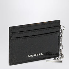  Alexander McQueen T-Bar credit card holder black/caramel