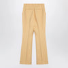 GUCCI Cream coloured wool crêpe trousers