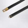 Saint Laurent Black belt with Charniere buckle