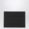 Balenciaga Black Credit cardholder in hammered leather