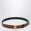 Burberry Reversible TB leather belt in black and tan