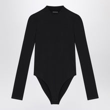  Balenciaga Black nylon bodysuit