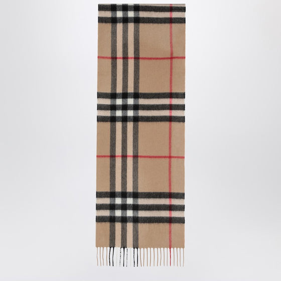 Burberry Cashmere scarf with Check motif