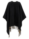 Burberry Fringed Cape