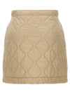 Burberry Quilted Nylon Skirt