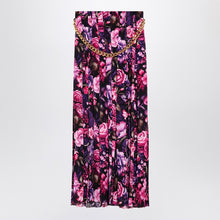  Balenciaga Long pleated floral skirt