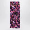 Balenciaga Long pleated floral skirt