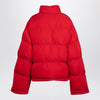 Balenciaga Reversible red and black down jacket in technical twill