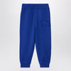 Burberry Electric blue jogging trousers with EKD logo