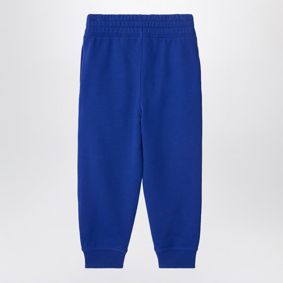Burberry Electric blue jogging trousers with EKD logo