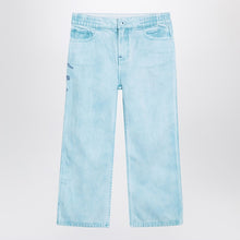  Burberry Light blue denim jeans with EKD