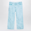 Burberry Light blue denim jeans with EKD