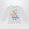 Burberry White sweatshirt with logo print