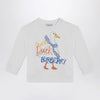 Burberry White sweatshirt with logo print