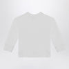 Burberry White sweatshirt with logo print
