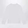 Burberry White cotton sweatshirt with logo print