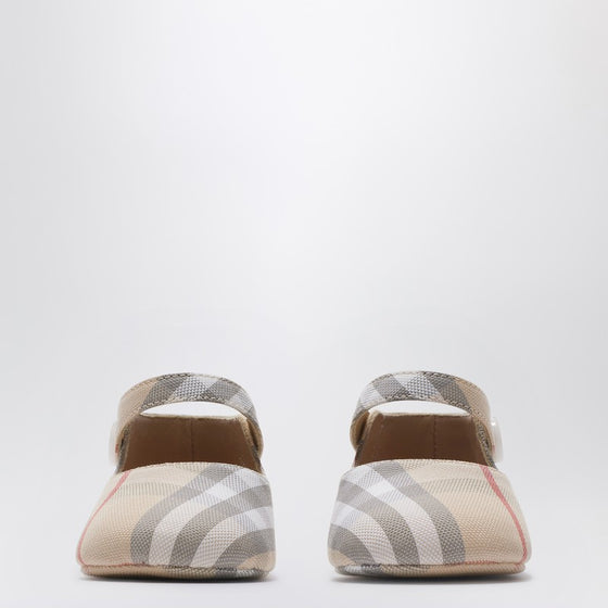 Burberry Check motif Mary Jane ballet flats in cotton