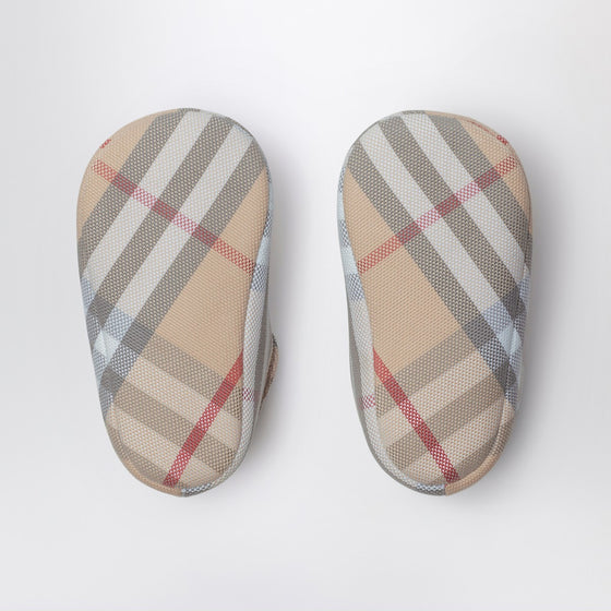 Burberry Check motif Mary Jane ballet flats in cotton