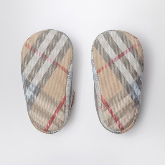 Burberry Check motif Mary Jane ballet flats in cotton