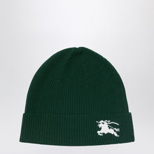 Burberry Dark green wool bonnet