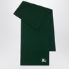 Burberry Dark green wool scarf