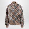 Burberry Check pattern zipped cardigan
