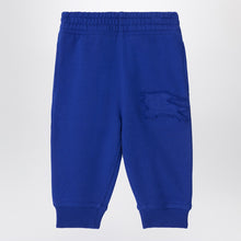  Burberry Electric blue jogging trousers with EKD logo