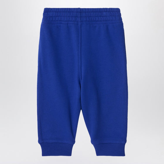 Burberry Electric blue jogging trousers with EKD logo