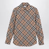 Burberry Check pattern wool blend shirt