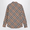 Burberry Check pattern wool blend shirt