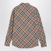 Burberry Check pattern wool blend shirt