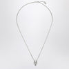 Alexander McQueen Skull necklace in palladium
