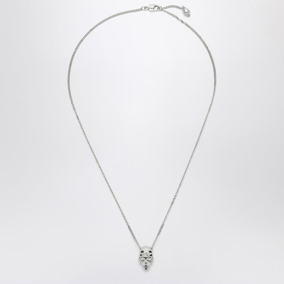 Alexander McQueen Skull necklace in palladium