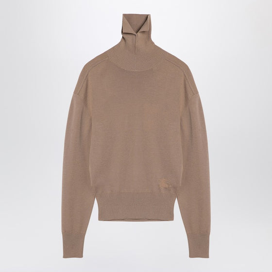 Burberry Beige wool turtleneck sweater