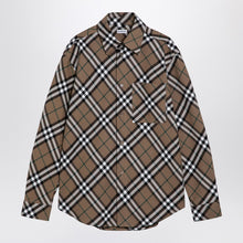  Burberry Beige Check Cotton Shirt