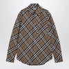 Burberry Beige Check Cotton Shirt