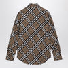 Burberry Beige Check Cotton Shirt