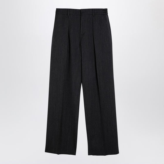 Burberry Grey wool trousers with darts