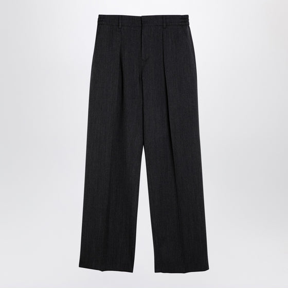 Burberry Grey wool trousers with darts