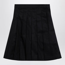  Burberry Black cotton-blend skirt
