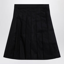  Burberry Black cotton-blend skirt