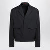 GUCCI Dark grey jacket in wool gabardine